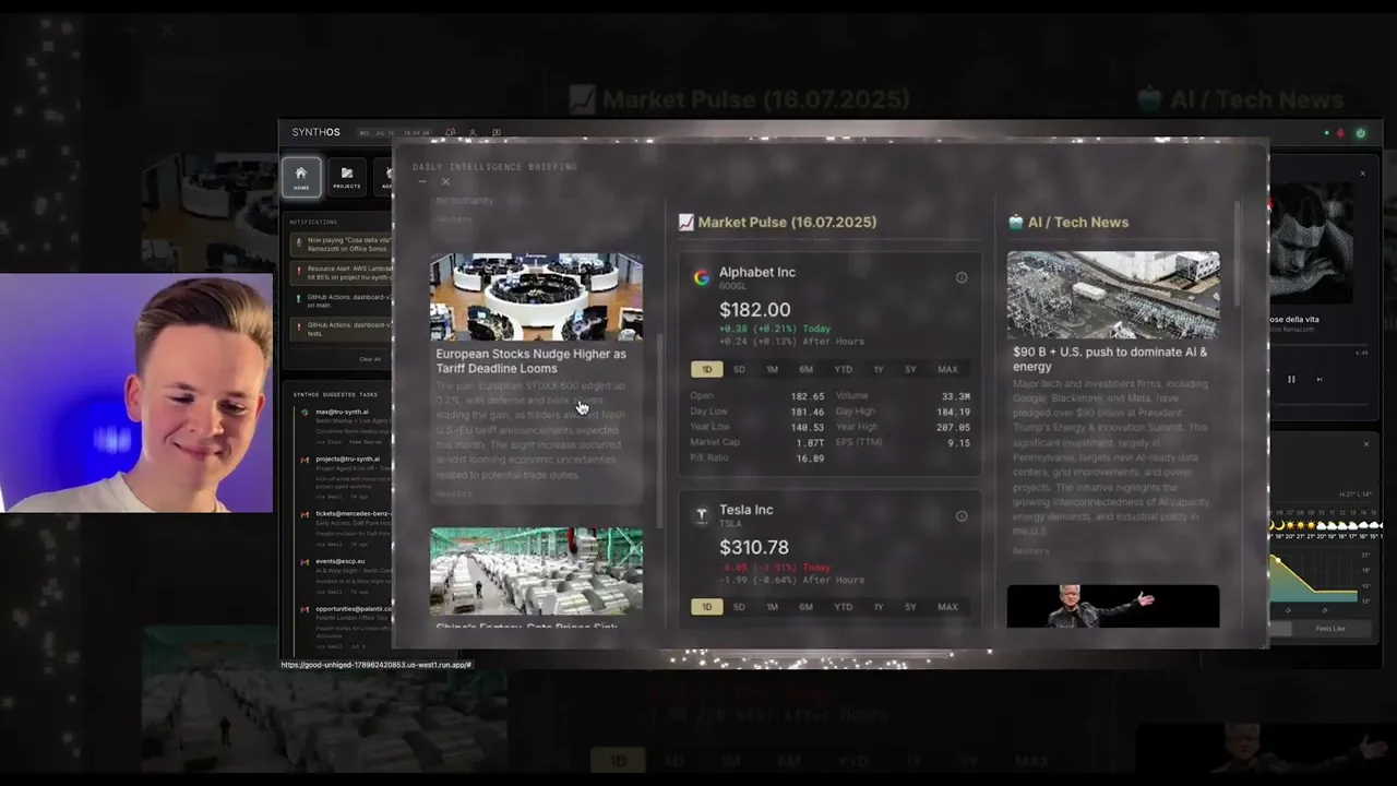 SynthOS Voice Interface — actual demo preview